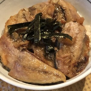 ウナギより美味しい☆さんまのかば焼きどんぶり梅風味